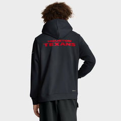 Houston Texans Sideline Standard Issue Initial Home Dri-FIT Hoodie Navy