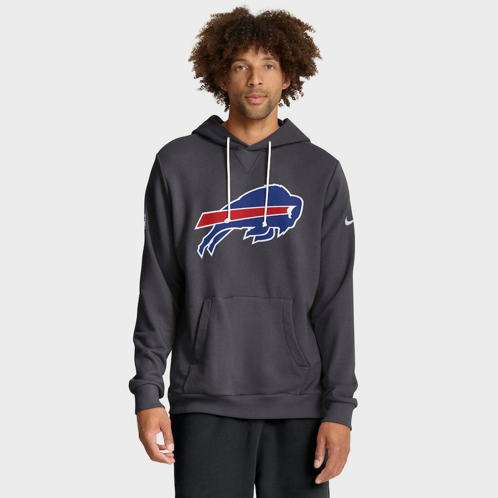 Buffalo Bills Sideline Standard Issue Initial Home Dri-FIT Hoodie Anthracite