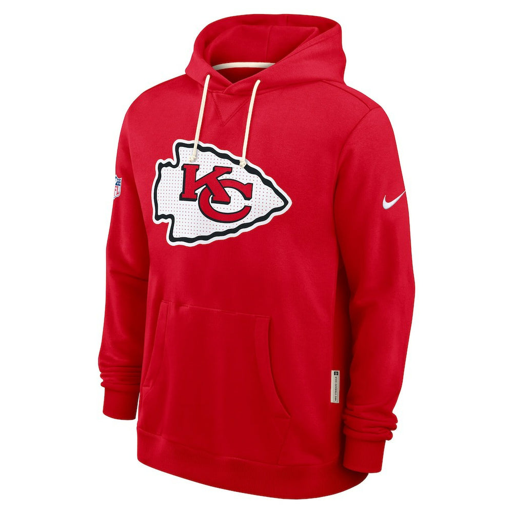 Kansas City Chiefs Sideline Standard Issue Initial Home Dri-FIT Hoodie Red