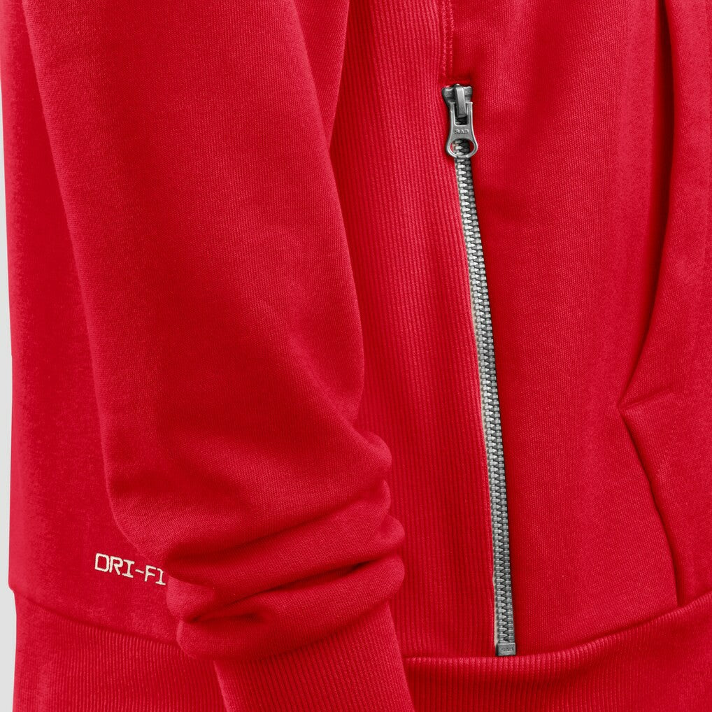 Kansas City Chiefs Sideline Standard Issue Initial Home Dri-FIT Hoodie Red