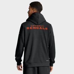 Cincinnati Bengals Sideline Standard Issue Initial Home Dri-FIT Hoodie Black