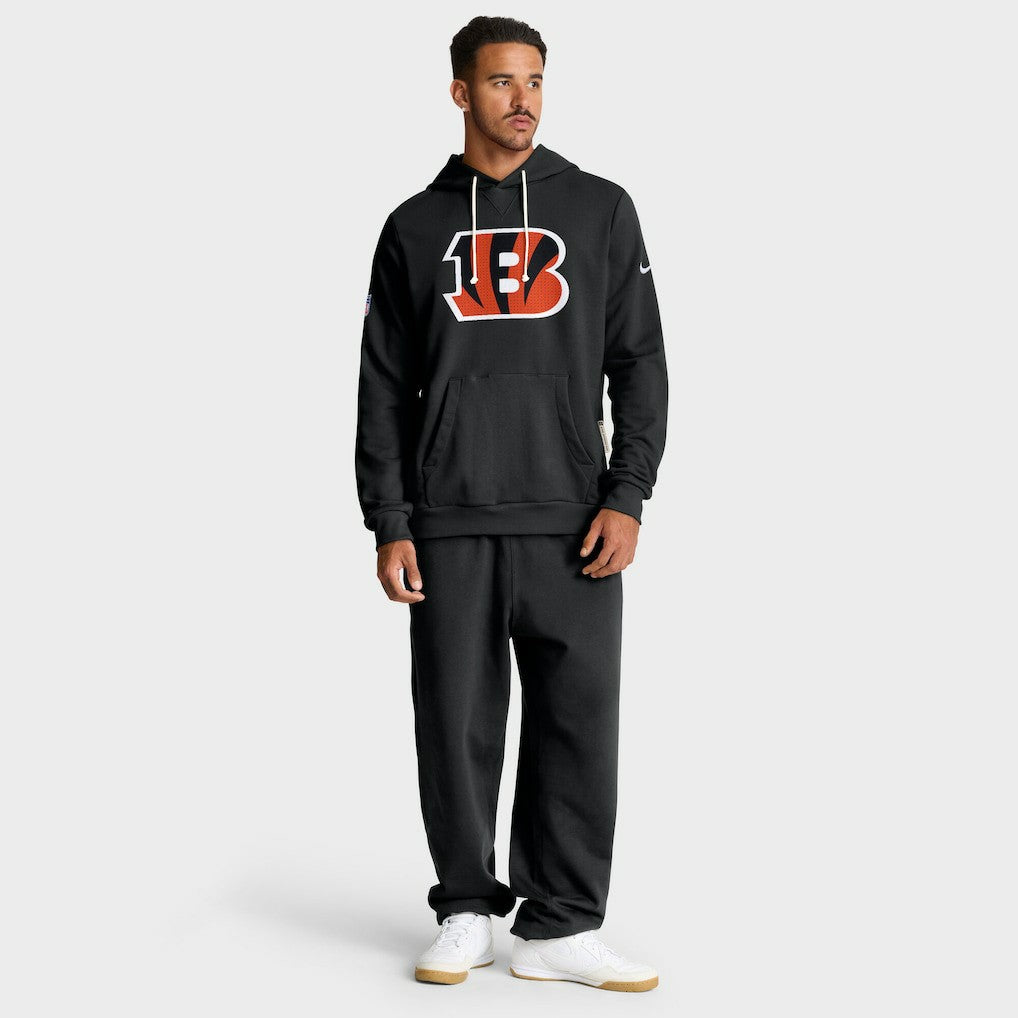 Cincinnati Bengals Sideline Standard Issue Initial Home Dri-FIT Hoodie Black