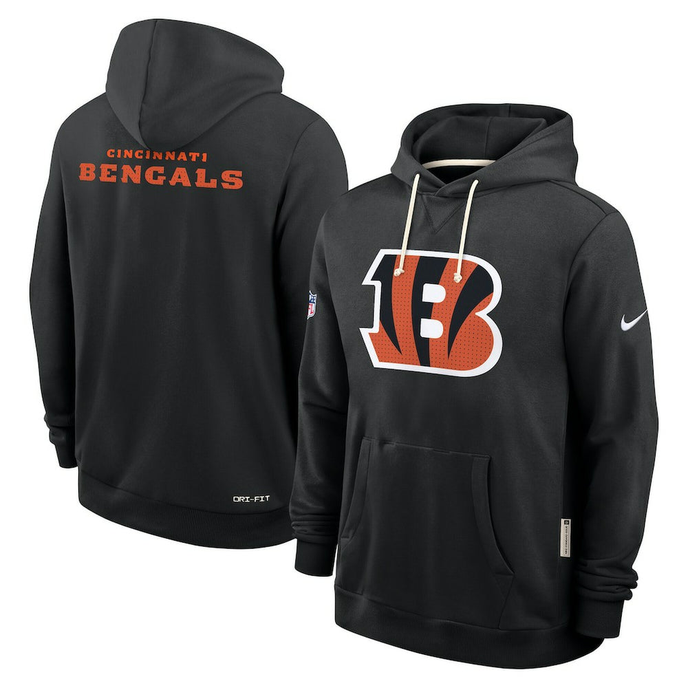 Cincinnati Bengals Sideline Standard Issue Initial Home Dri-FIT Hoodie Black