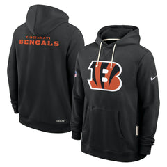 Cincinnati Bengals Sideline Standard Issue Initial Home Dri-FIT Hoodie Black