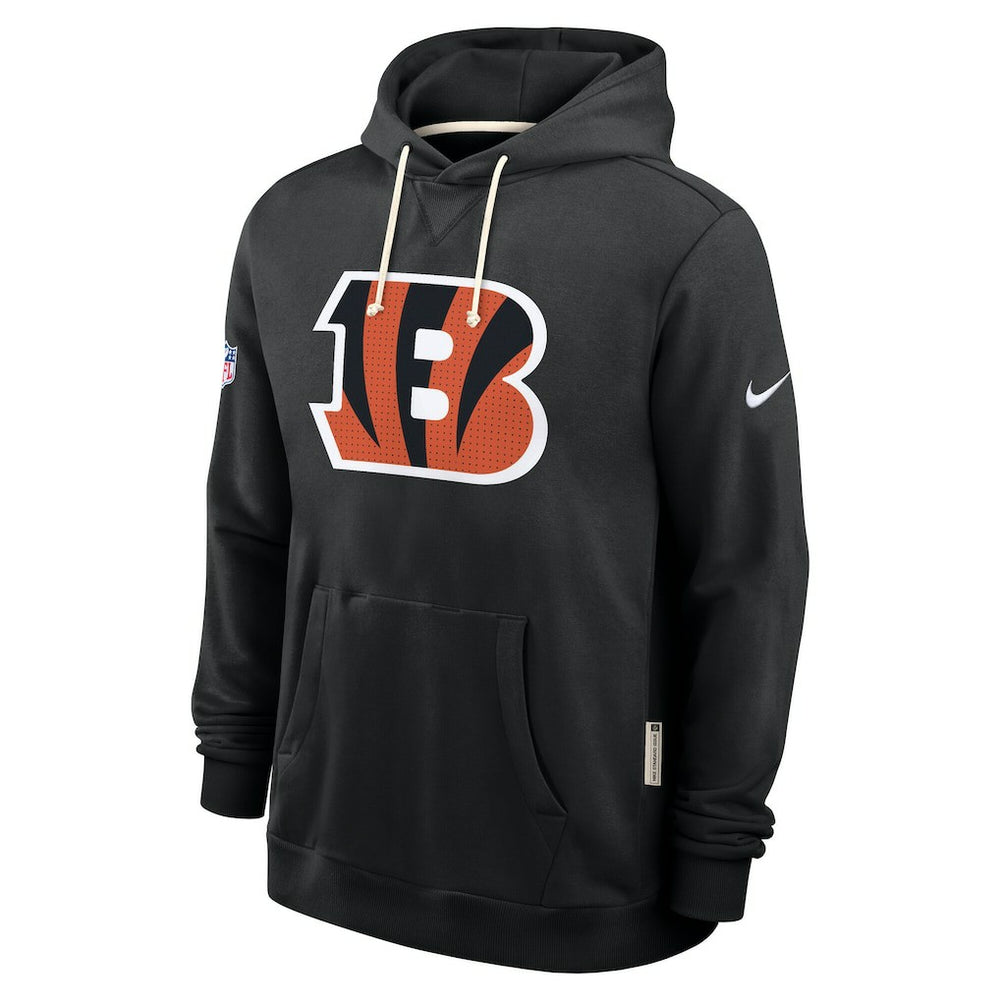Cincinnati Bengals Sideline Standard Issue Initial Home Dri-FIT Hoodie Black
