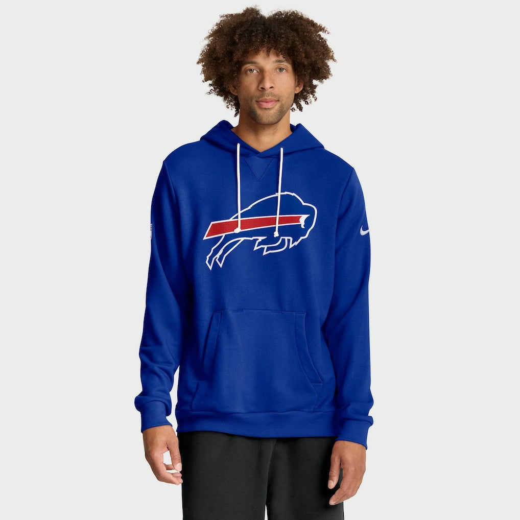 Buffalo Bills Sideline Standard Issue Initial Home Dri-FIT Hoodie Royal
