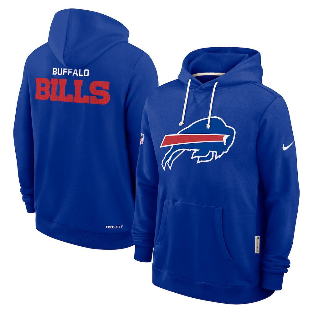 Buffalo Bills Sideline Standard Issue Initial Home Dri-FIT Hoodie Royal