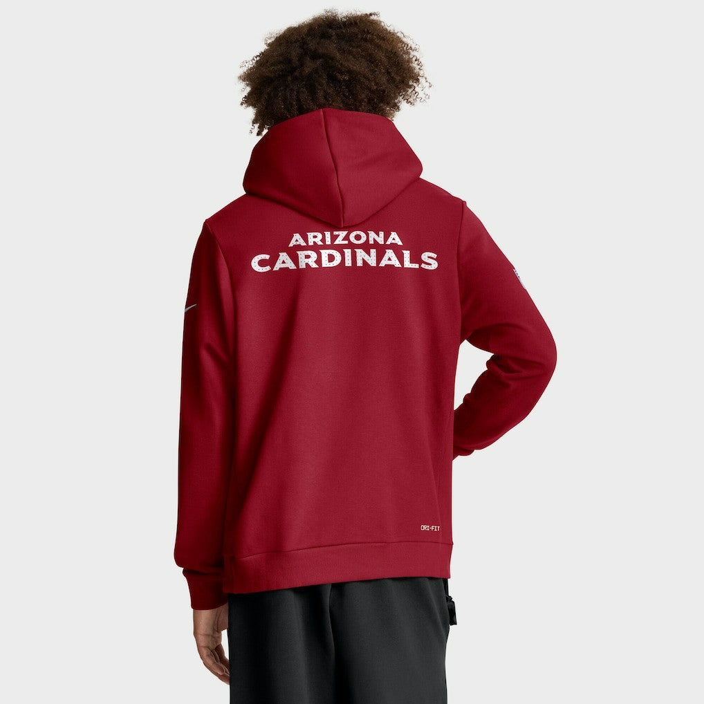 Arizona Cardinals Sideline Standard Issue Initial Home Dri-FIT Hoodie Cardinal