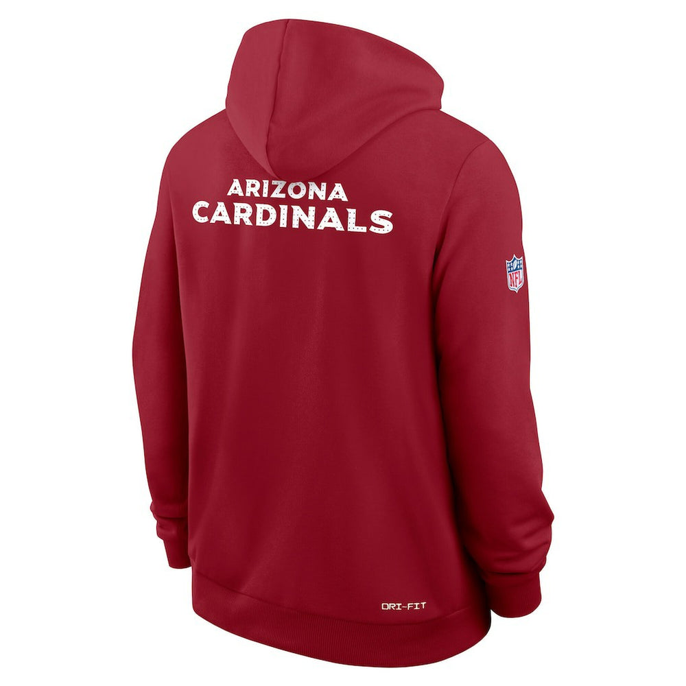 Arizona Cardinals Sideline Standard Issue Initial Home Dri-FIT Hoodie Cardinal