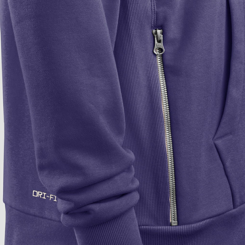 Baltimore Ravens Sideline Standard Issue Initial Home Dri-FIT Hoodie Purple