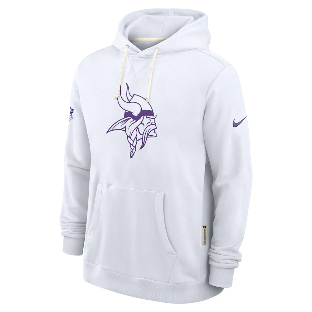 Minnesota Vikings Sideline Standard Issue Alt 2 Dri-FIT Hoodie White