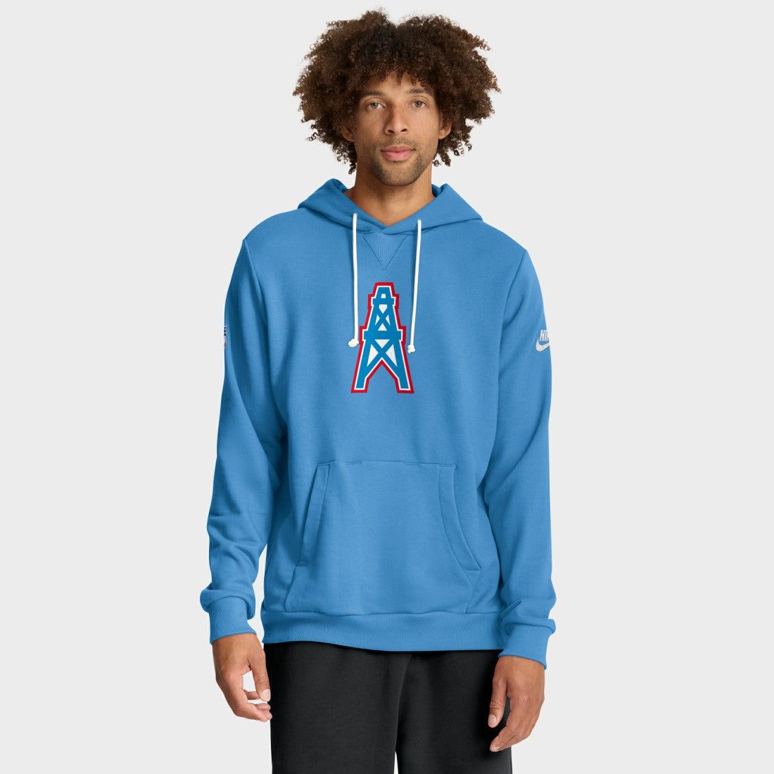 Tennessee Titans Sideline Standard Issue Alt 2 Dri-FIT Hoodie Light Blue