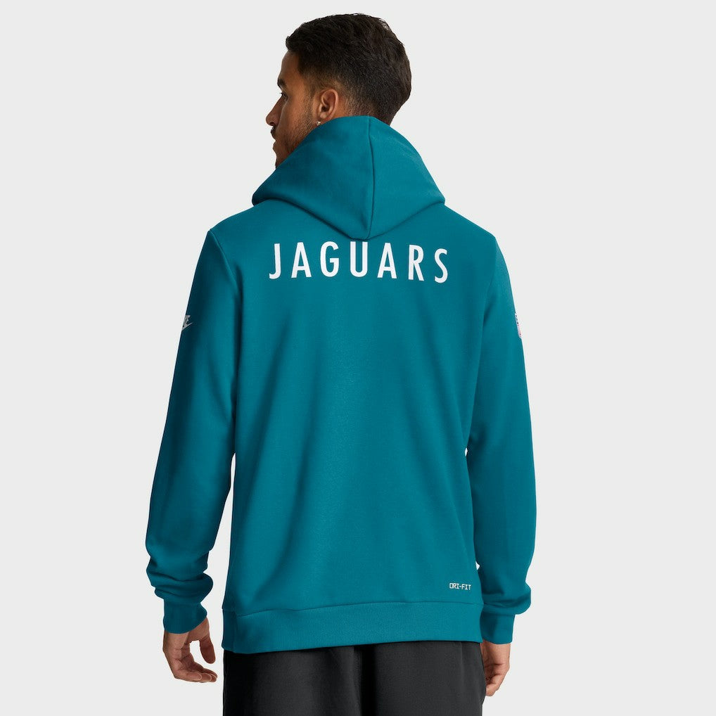 Jacksonville Jaguars Sideline Standard Issue Alt 2 Dri-FIT Hoodie Teal