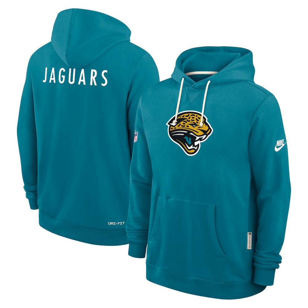 Jacksonville Jaguars Sideline Standard Issue Alt 2 Dri-FIT Hoodie Teal
