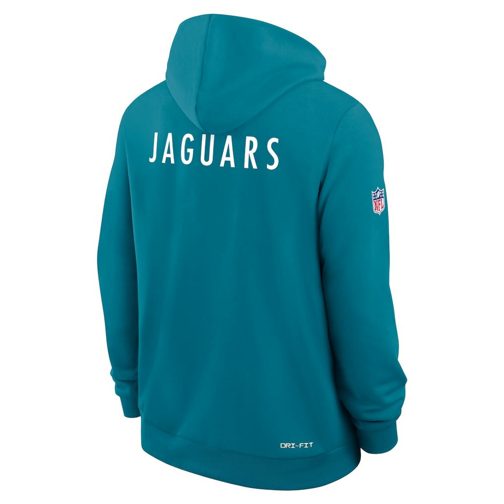 Jacksonville Jaguars Sideline Standard Issue Alt 2 Dri-FIT Hoodie Teal