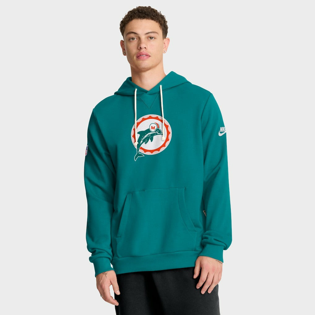 Miami Dolphins Sideline Standard Issue Alt 2 Dri-FIT Hoodie Aqua