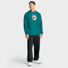 Miami Dolphins Sideline Standard Issue Alt 2 Dri-FIT Hoodie Aqua