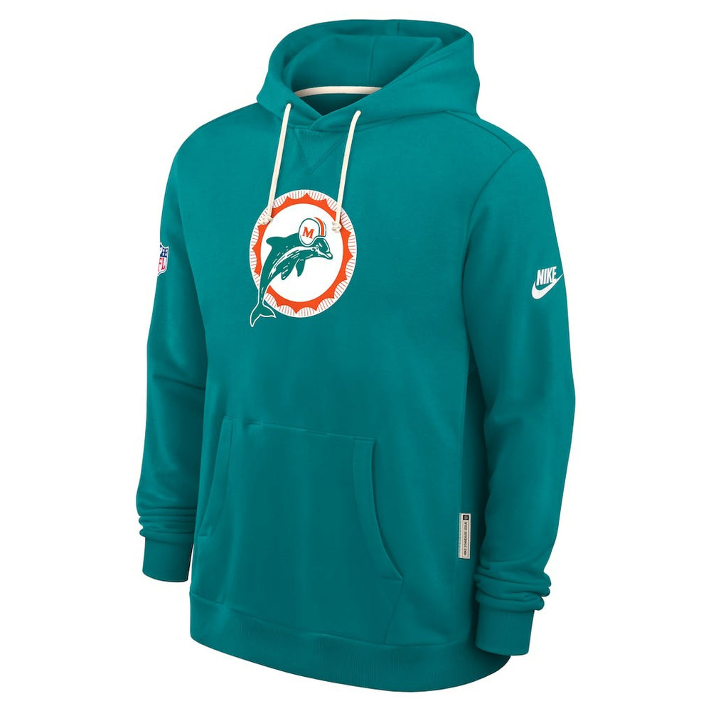 Miami Dolphins Sideline Standard Issue Alt 2 Dri-FIT Hoodie Aqua