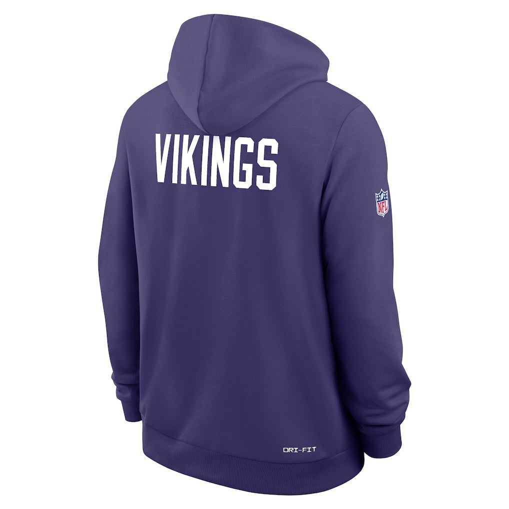 Minnesota Vikings Sideline Standard Issue Alt 2 Dri-FIT Hoodie Purple