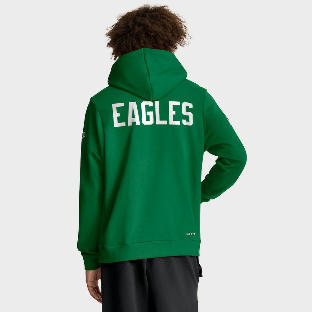Philadelphia Eagles Sideline Standard Issue Alt 2 Dri-FIT Hoodie Kelly Green
