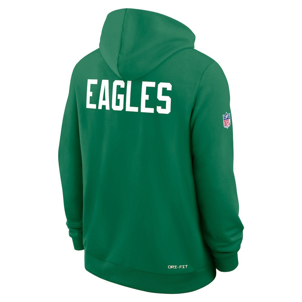 Philadelphia Eagles Sideline Standard Issue Alt 2 Dri-FIT Hoodie Kelly Green