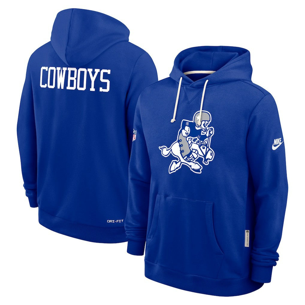 Dallas Cowboys Sideline Standard Issue Alt 2 Dri-FIT Hoodie Royal