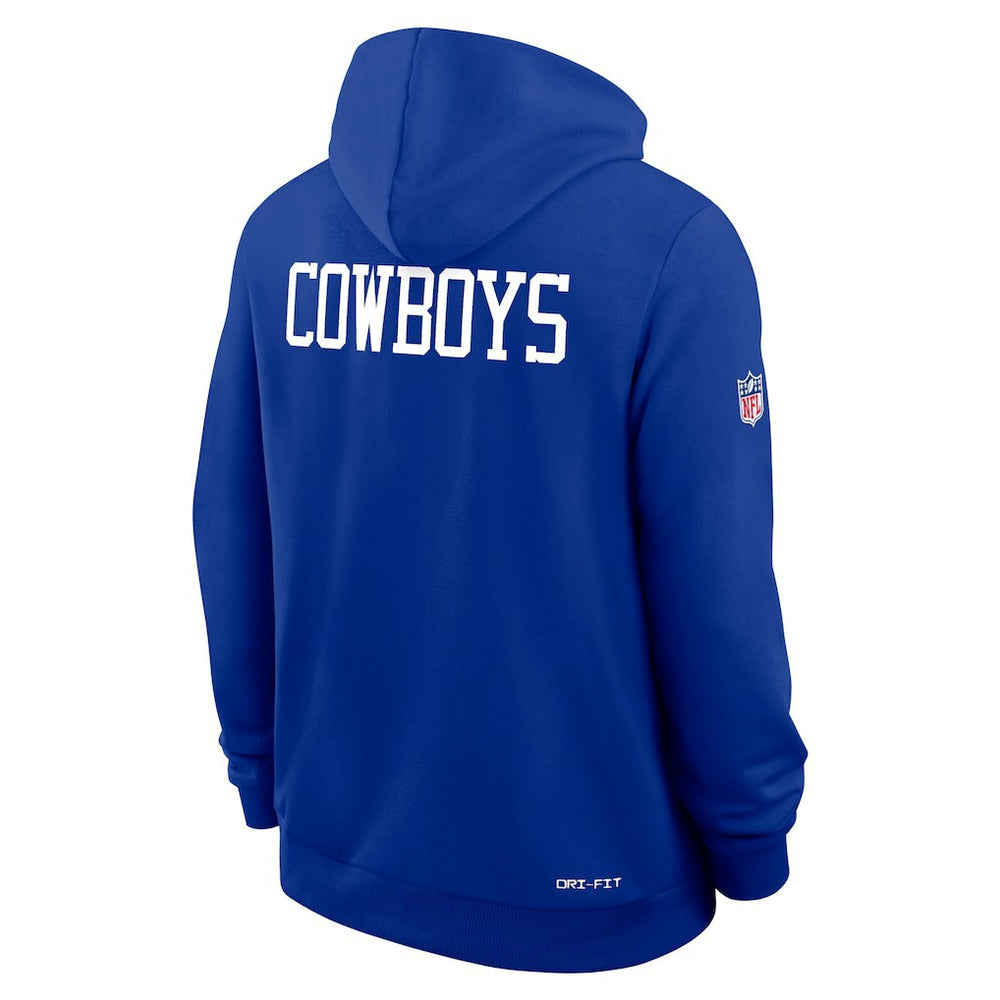 Dallas Cowboys Sideline Standard Issue Alt 2 Dri-FIT Hoodie Royal