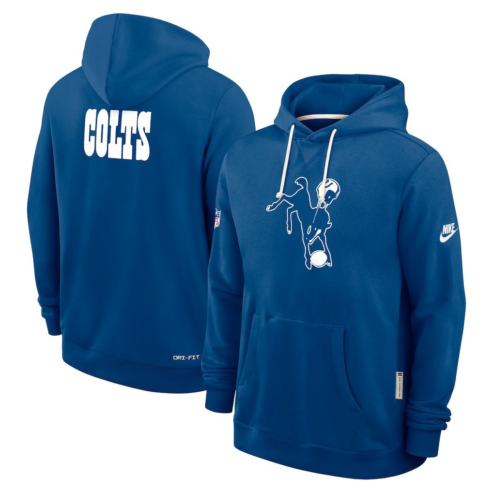Indianapolis Colts Sideline Standard Issue Alt 2 Dri-FIT Hoodie Royal