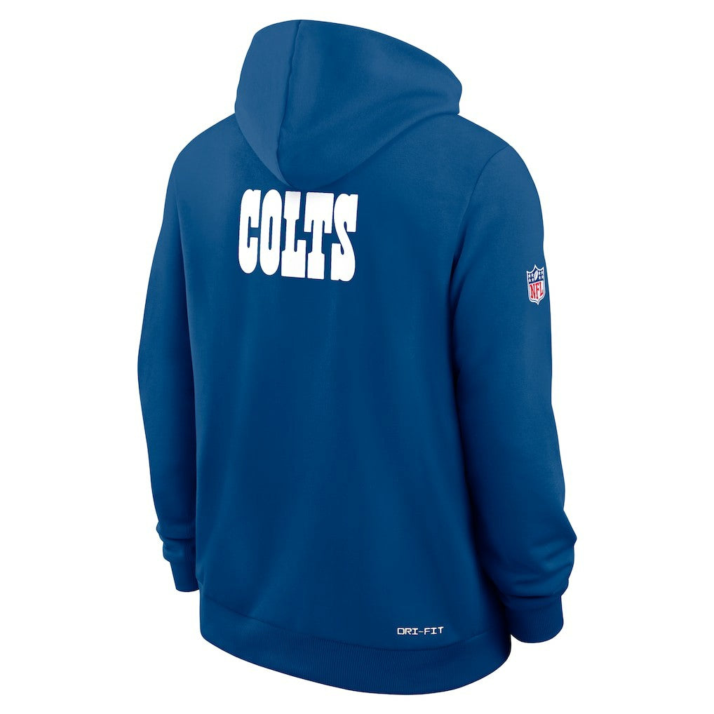 Indianapolis Colts Sideline Standard Issue Alt 2 Dri-FIT Hoodie Royal