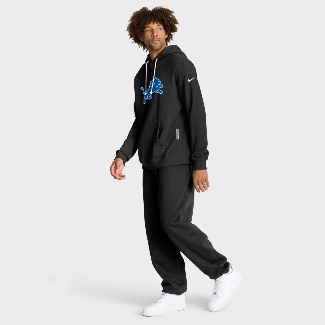 Detroit Lions Sideline Standard Issue Alt 2 Dri-FIT Hoodie Black