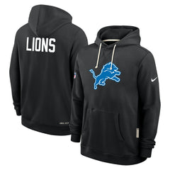 Detroit Lions Sideline Standard Issue Alt 2 Dri-FIT Hoodie Black
