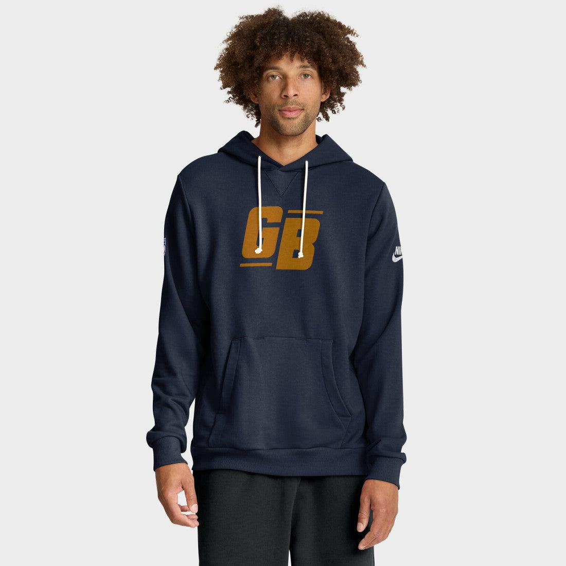 Green Bay Packers The 1923 Classic Sideline Dri-FIT Pullover Hoodie Navy