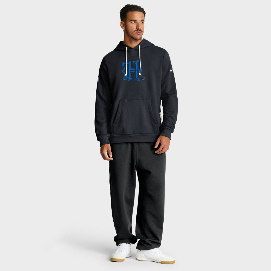 Houston Texans Sideline Standard Issue Alt 2 Dri-FIT Hoodie Navy