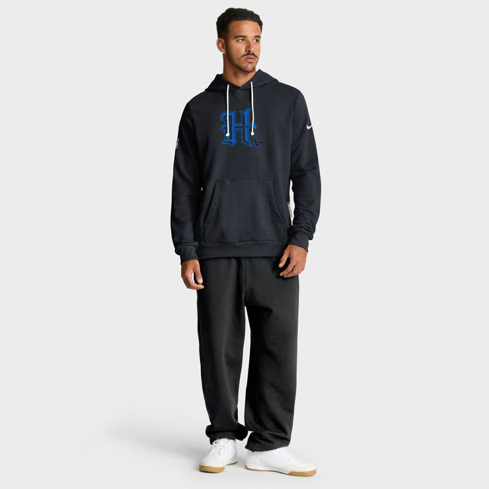 Houston Texans Sideline Standard Issue Alt 2 Dri-FIT Hoodie Navy