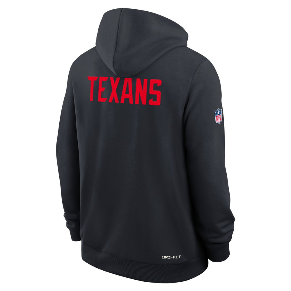 Houston Texans Sideline Standard Issue Alt 2 Dri-FIT Hoodie Navy