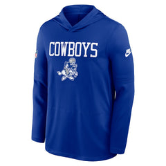 Dallas Cowboys Sideline Alt Pack Dri-FIT Lightweight Hooded Top Royal