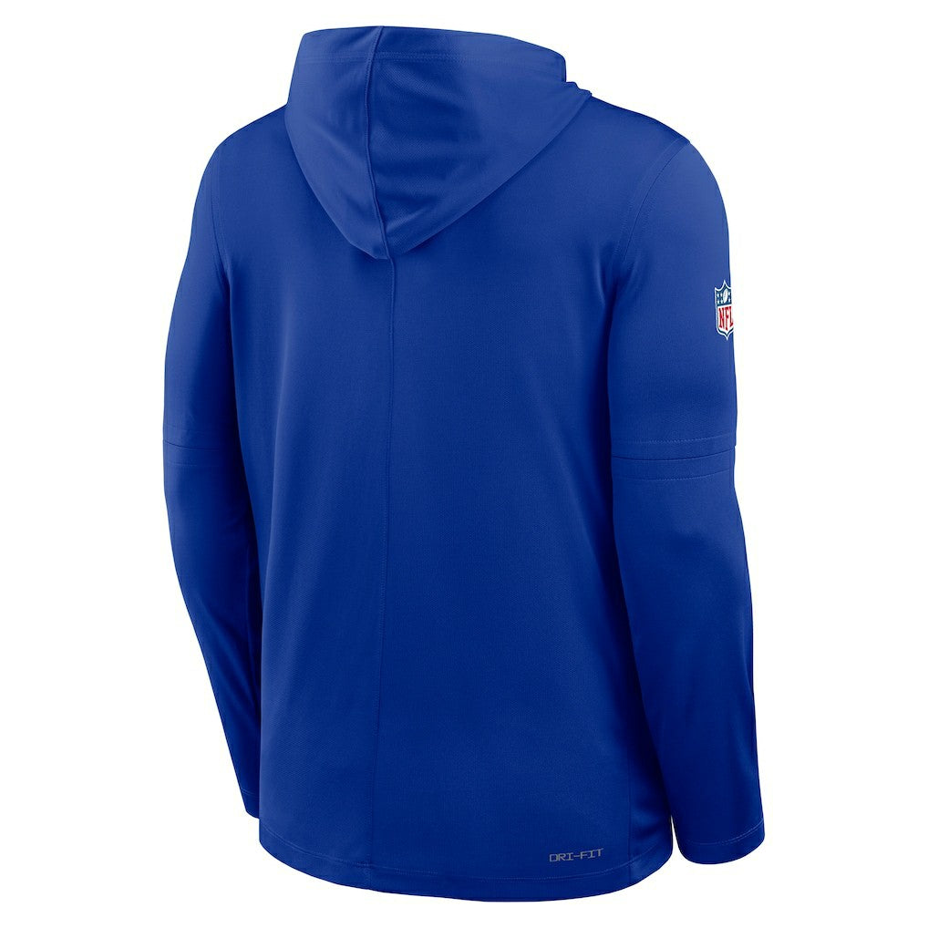 Dallas Cowboys Sideline Alt Pack Dri-FIT Lightweight Hooded Top Royal
