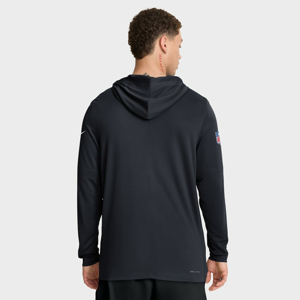 Houston Texans Sideline Pass Accuracy Dri-FIT Long Sleeve Hoodie T-Shirt  Blue