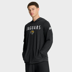 Jacksonville Jaguars Sideline Pass Accuracy Dri-FIT Long Sleeve Hoodie T-Shirt  Black