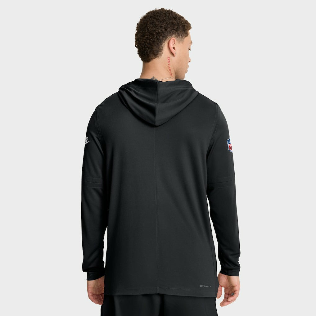 Jacksonville Jaguars Sideline Pass Accuracy Dri-FIT Long Sleeve Hoodie T-Shirt  Black