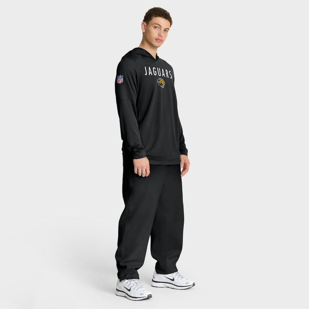 Jacksonville Jaguars Sideline Pass Accuracy Dri-FIT Long Sleeve Hoodie T-Shirt  Black