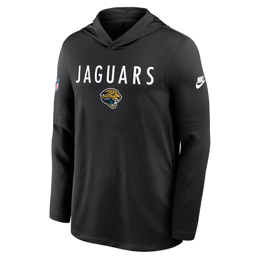 Jacksonville Jaguars Sideline Pass Accuracy Dri-FIT Long Sleeve Hoodie T-Shirt  Black