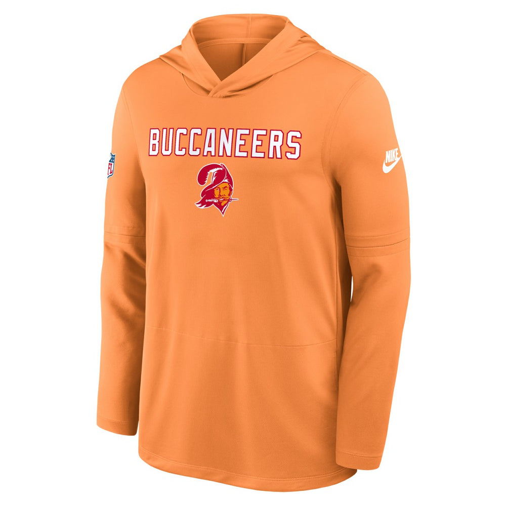 Tampa Bay Buccaneers Sideline Pass Accuracy Dri-FIT Long Sleeve Hoodie T-Shirt Orange