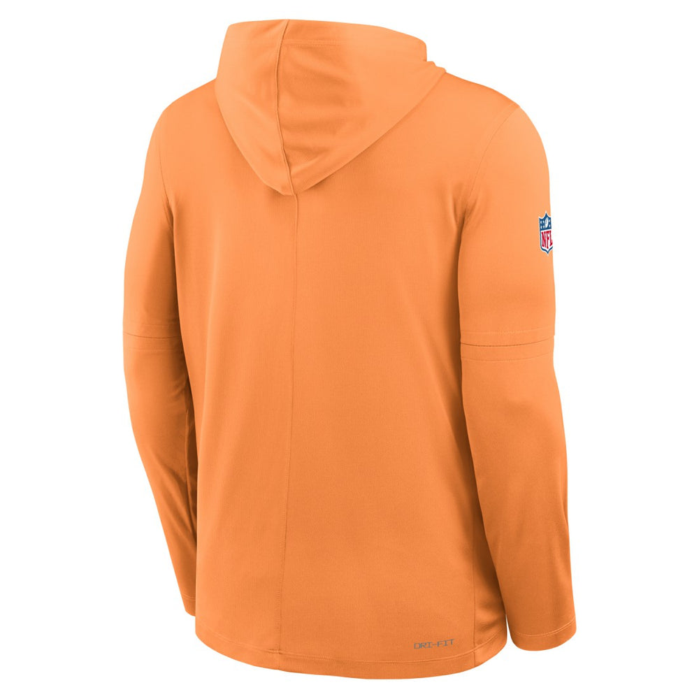 Tampa Bay Buccaneers Sideline Pass Accuracy Dri-FIT Long Sleeve Hoodie T-Shirt Orange