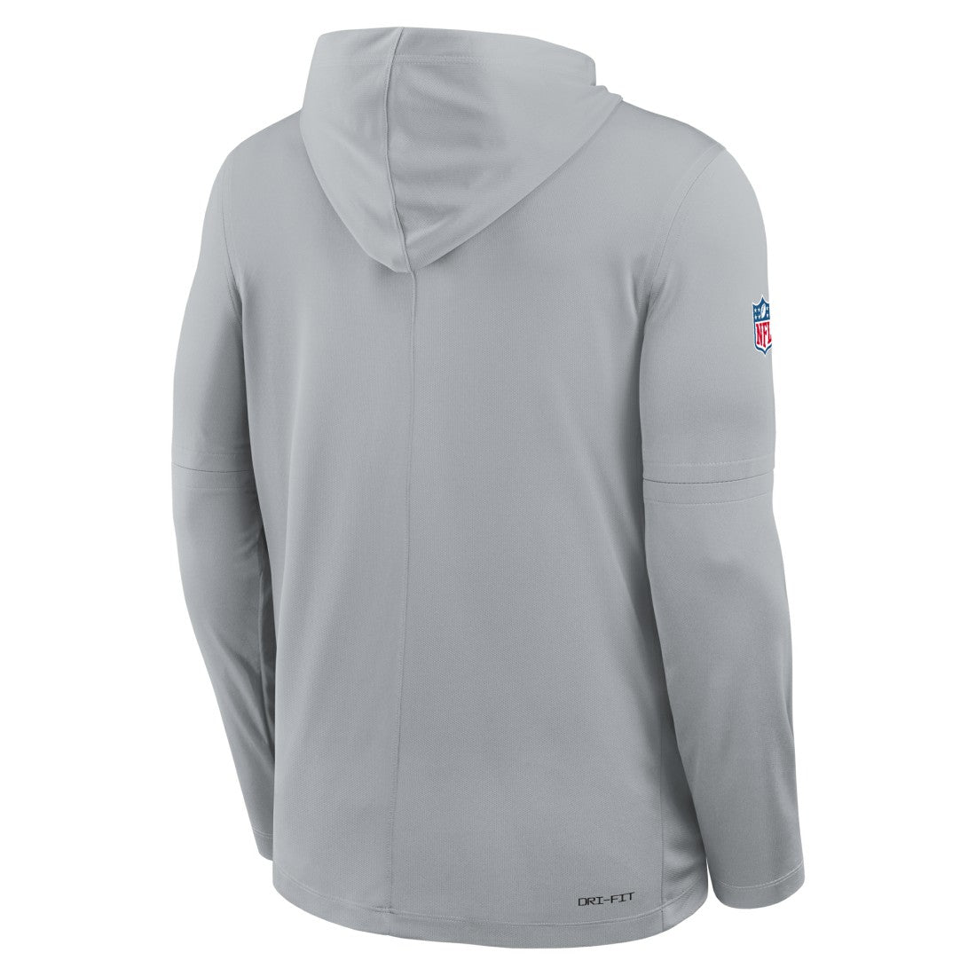Detroit Lions Sideline Pure Fury Performance Long Sleeve Hoodie T-Shirt Gray