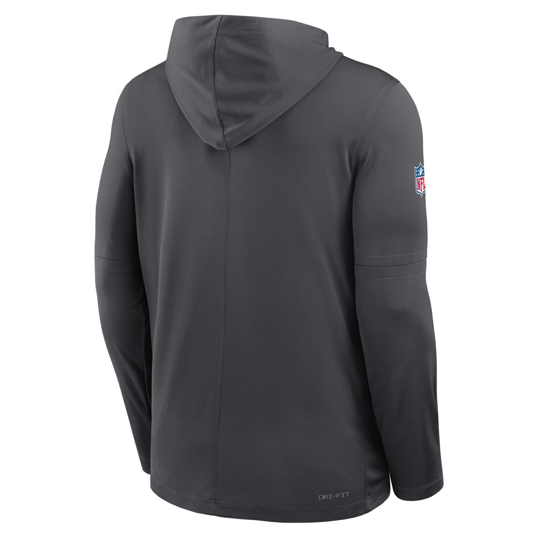 Green Bay Packers Sideline Pure Fury Performance Long Sleeve Hoodie T-Shirt Anthracite