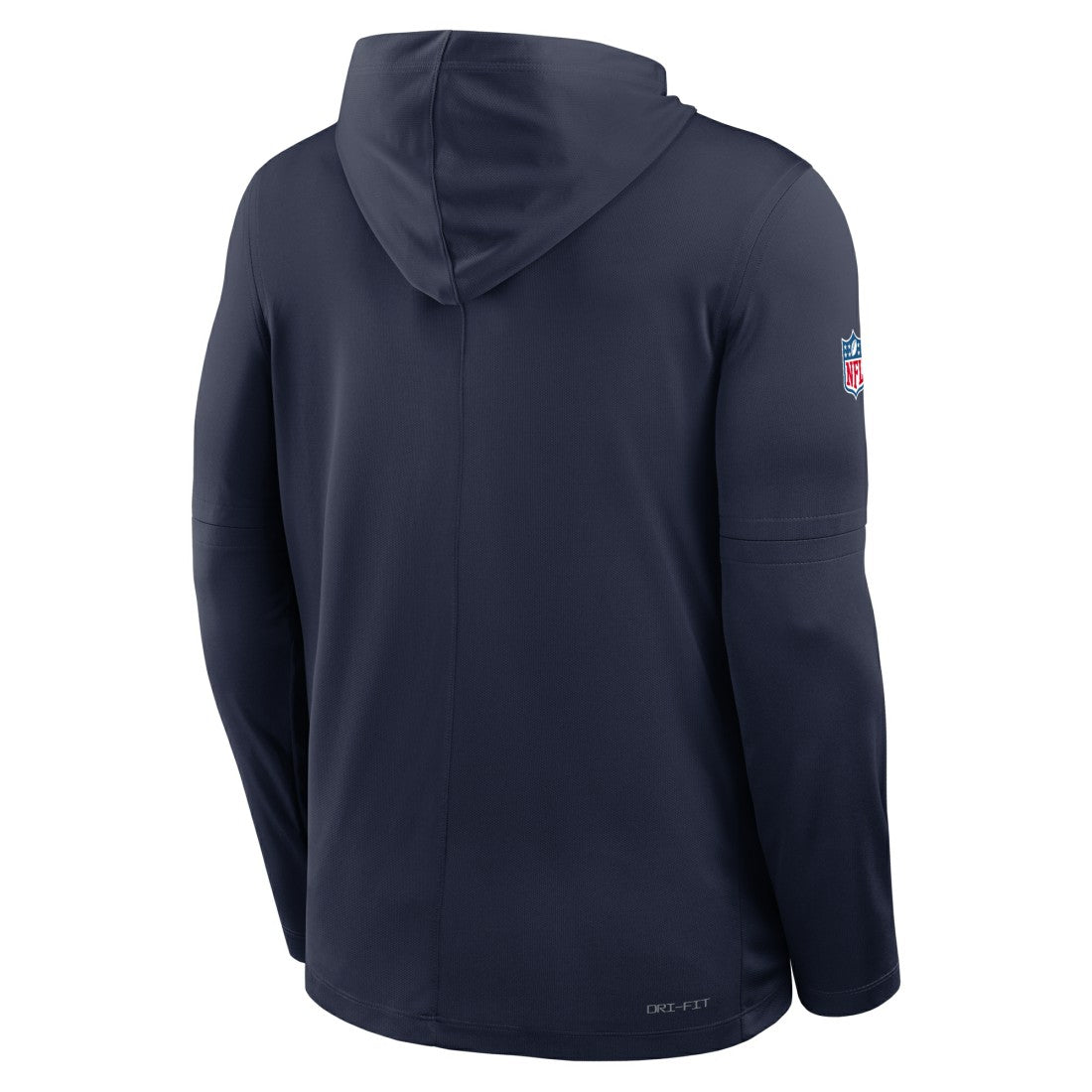 Tennessee Titans Sideline Pure Fury Performance Long Sleeve Hoodie T-Shirt Navy