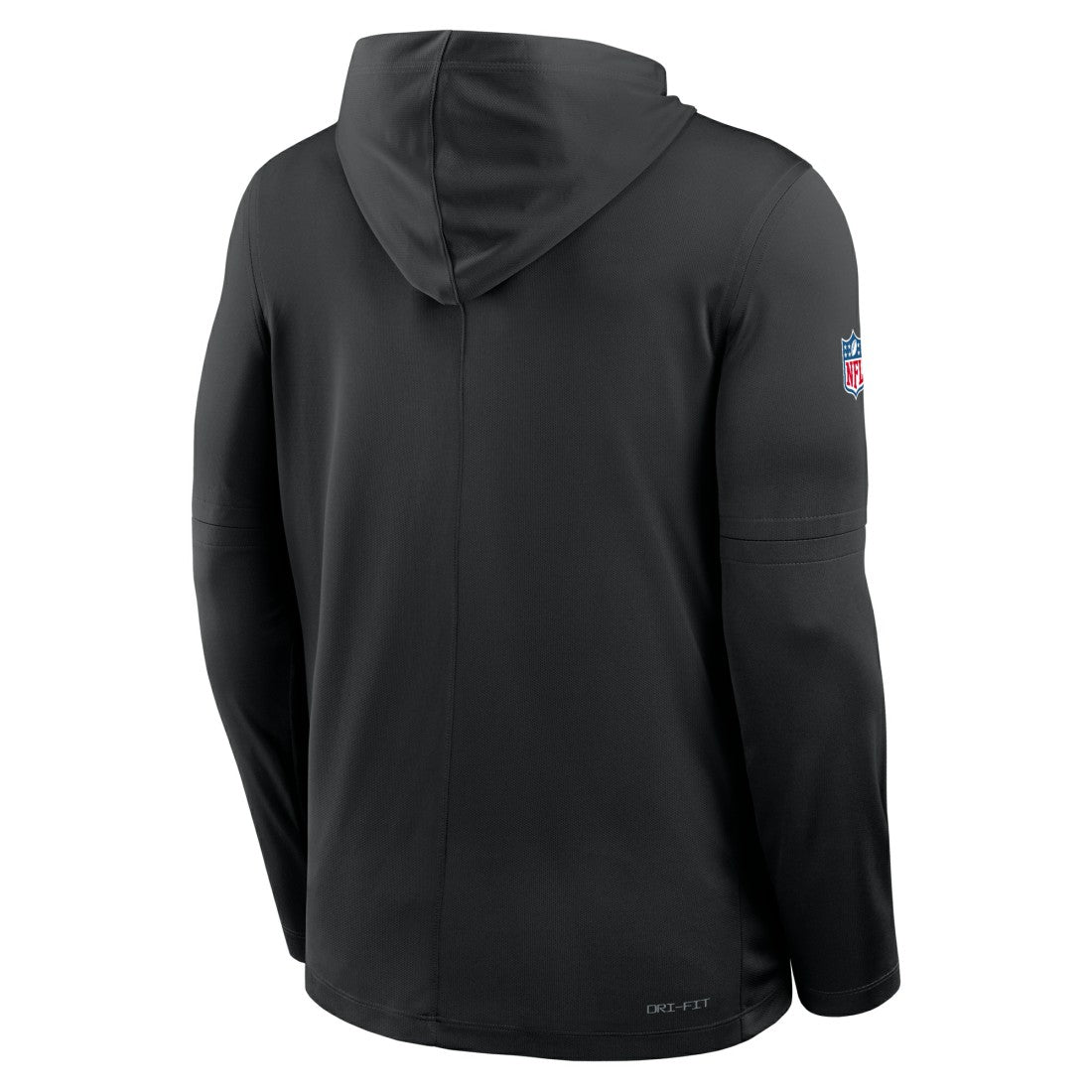 Detroit Lions Sideline Pure Fury Performance Long Sleeve Hoodie T-Shirt Black