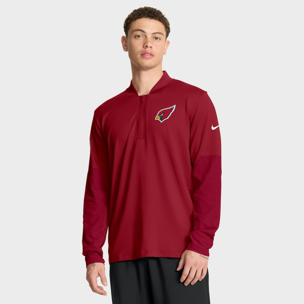 Arizona Cardinals Sideline Dri-FIT Half-Zip Pullover Cardinal