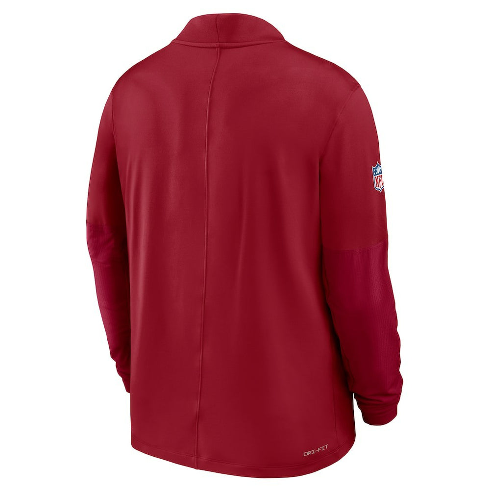 Arizona Cardinals Sideline Dri-FIT Half-Zip Pullover Cardinal
